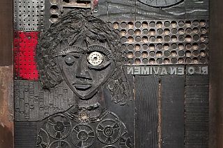 27 Woodcut For Ramona The Laborer Obrera By Antonio Berni 1962 MALBA Buenos Aires